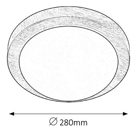 Stropní svítidlo Disky 3567 (wenge + opálové sklo)