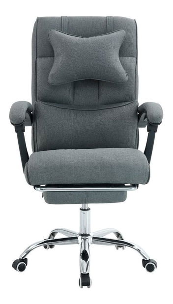 Kancelářské křeslo s podnoží Wanderinos (šedá + chromová)