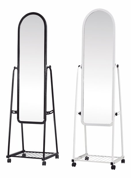 Zrcadlo na kolečkách Dumuro (černá) *výprodej