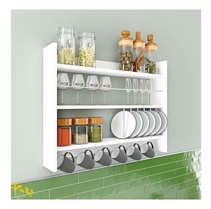 Kuchyňská police Bubaka (bílá)