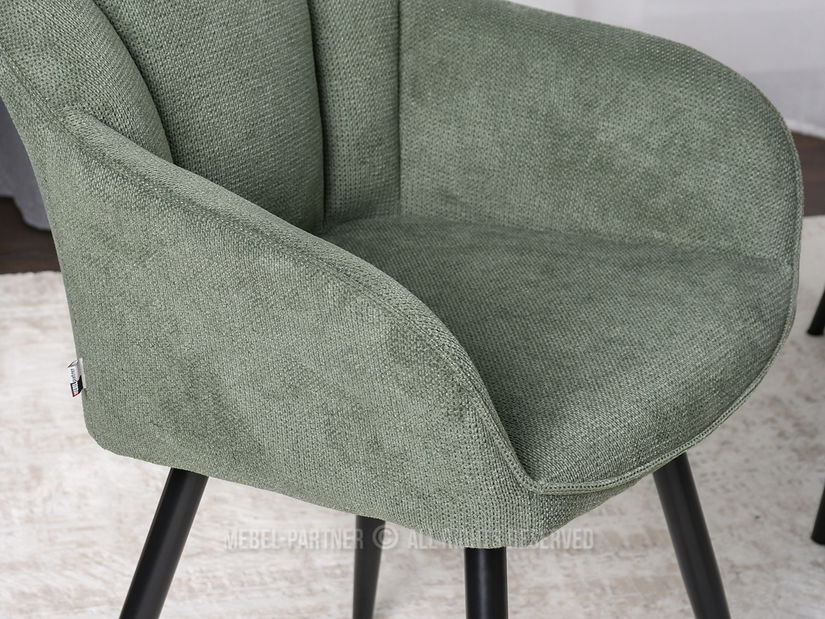 Židle Bonita (zelená + zlatá)