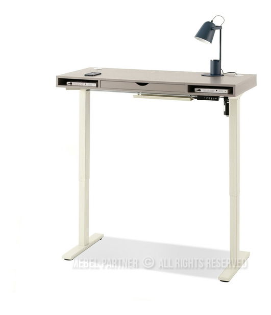 PC stolek Osto 120 (béžová + krémová)