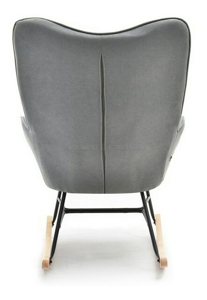 Křeslo Sibyla (šedá + buk černý)