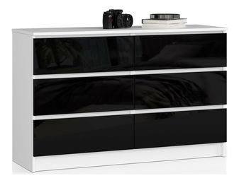 Komoda Kapil (černý lesk)