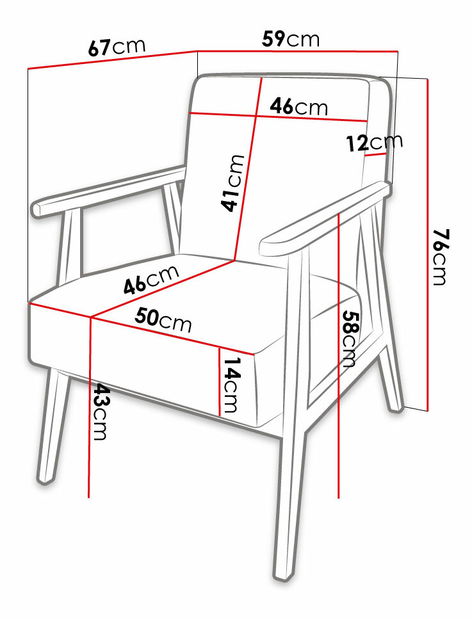 Křeslo Callista (Magic Velvet 2216)