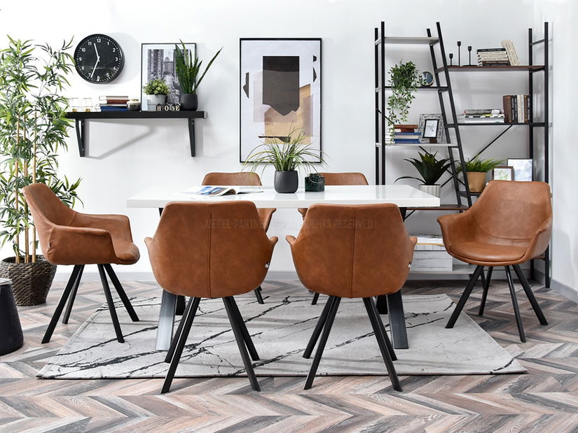 Židle Mirabell (hnědá + černá)