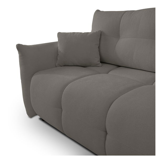 Rohová sedací souprava Basical (tmavě šedá) (P)