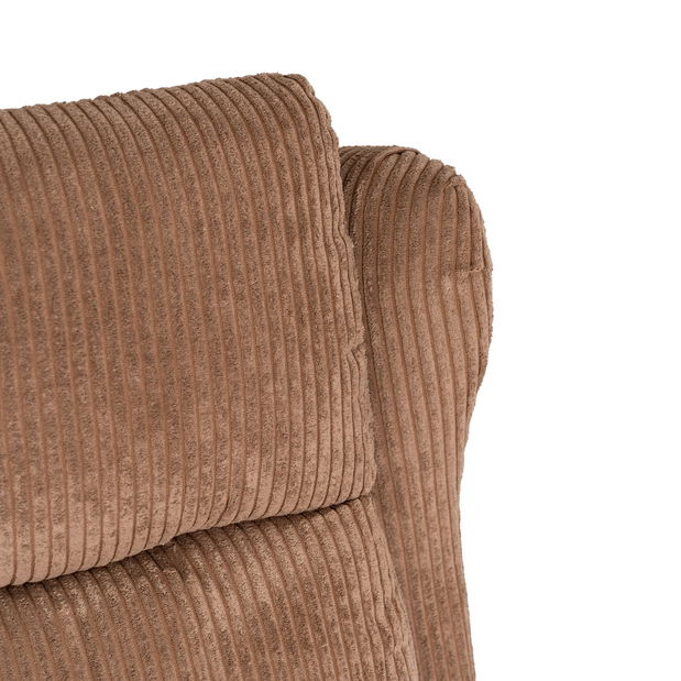 Polohovací křeslo Suplicios (hnědá)