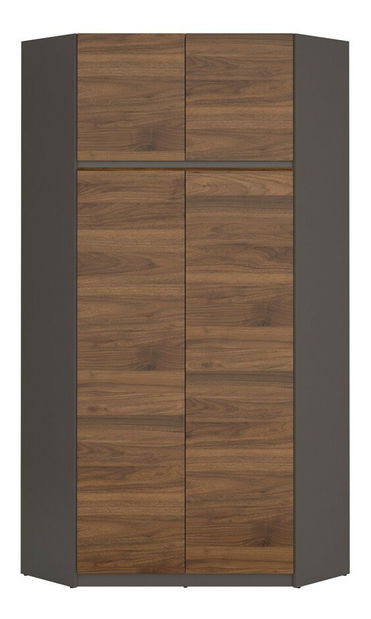 Rohová šatní skříň BRW Moden SZFN2D