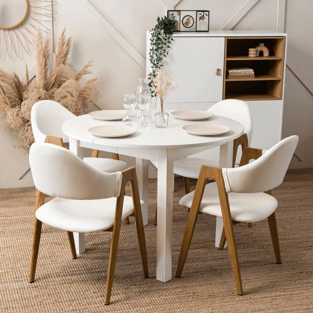 Jídelní židle Walsh (bílá)