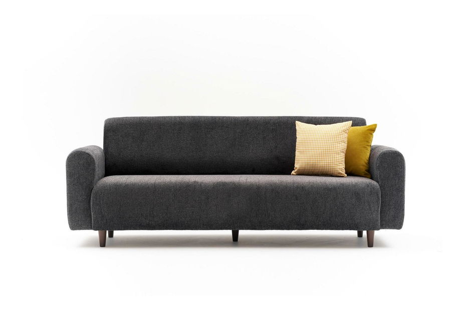 Pohovka trojsedačka Noyalepo C (antracit + ořech)