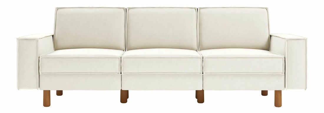 Pohovka třísedačka Spary E (karamelová + ořech)