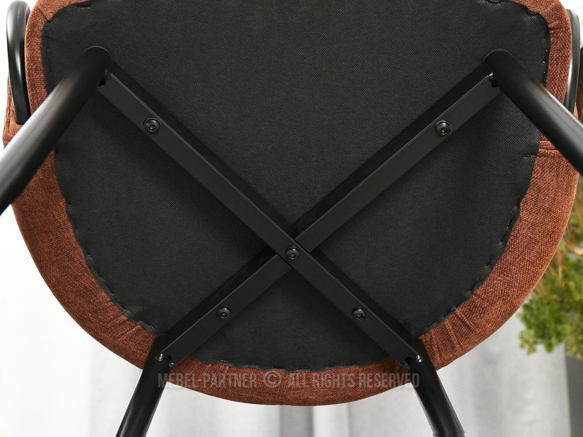 Set 2 ks. židlí Carma K (měděná + černá) *bazar