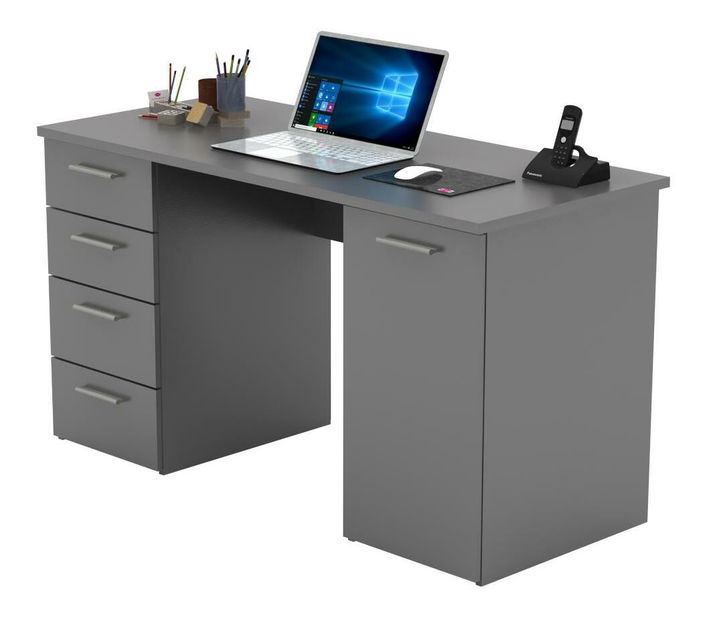 PC stolek Telur (grafit)