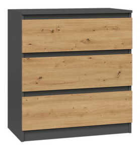 Komoda Musecalo 1 (antracit + dub artisan)