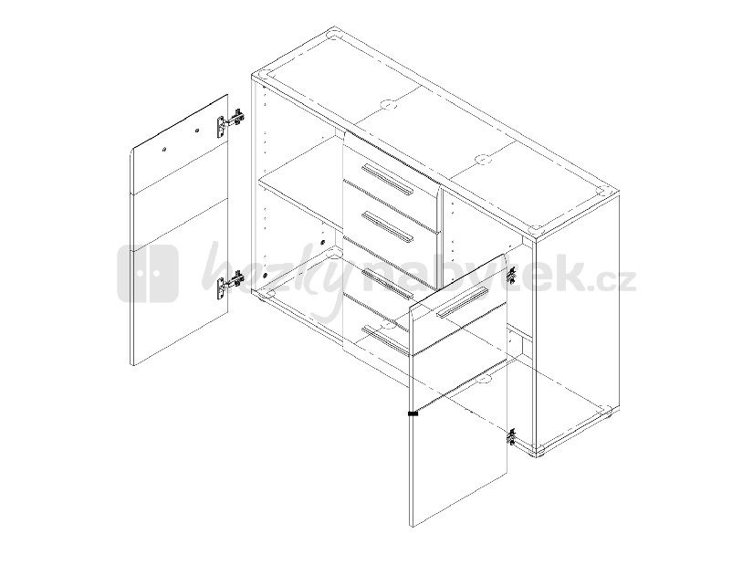 Komoda Kombino 14 CMBK14