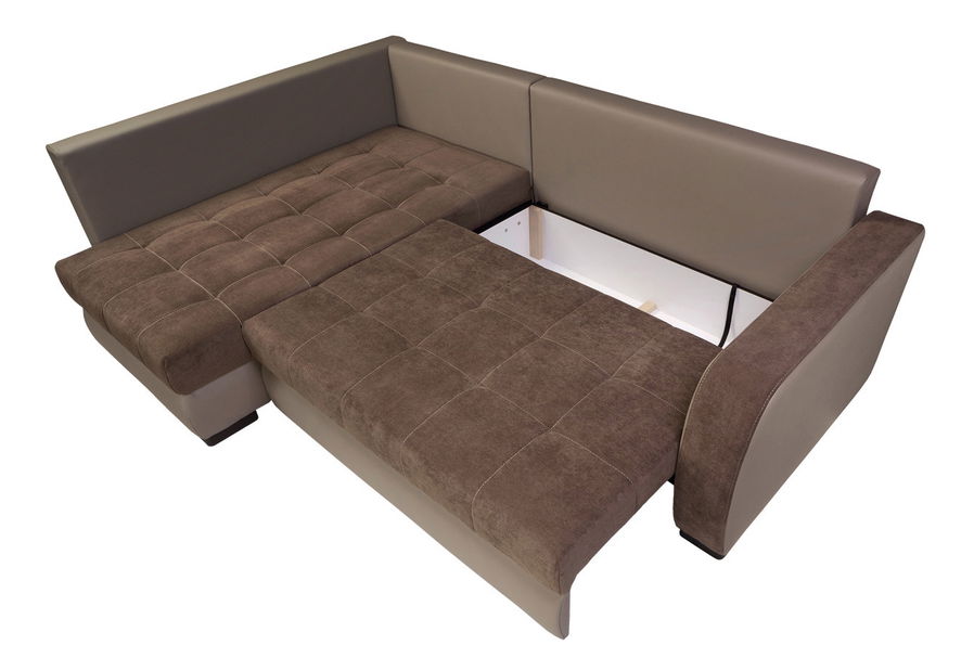 Rohová sedací souprava BRW Brad Lux 3DL.RECMU modrošedá (L)