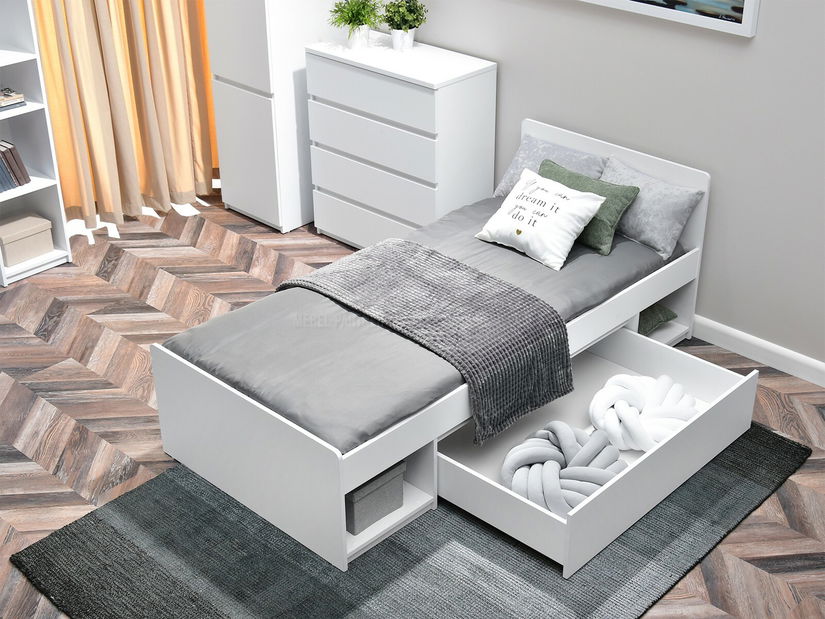 Obývací stěna Lanzamiento 02 (bílá)