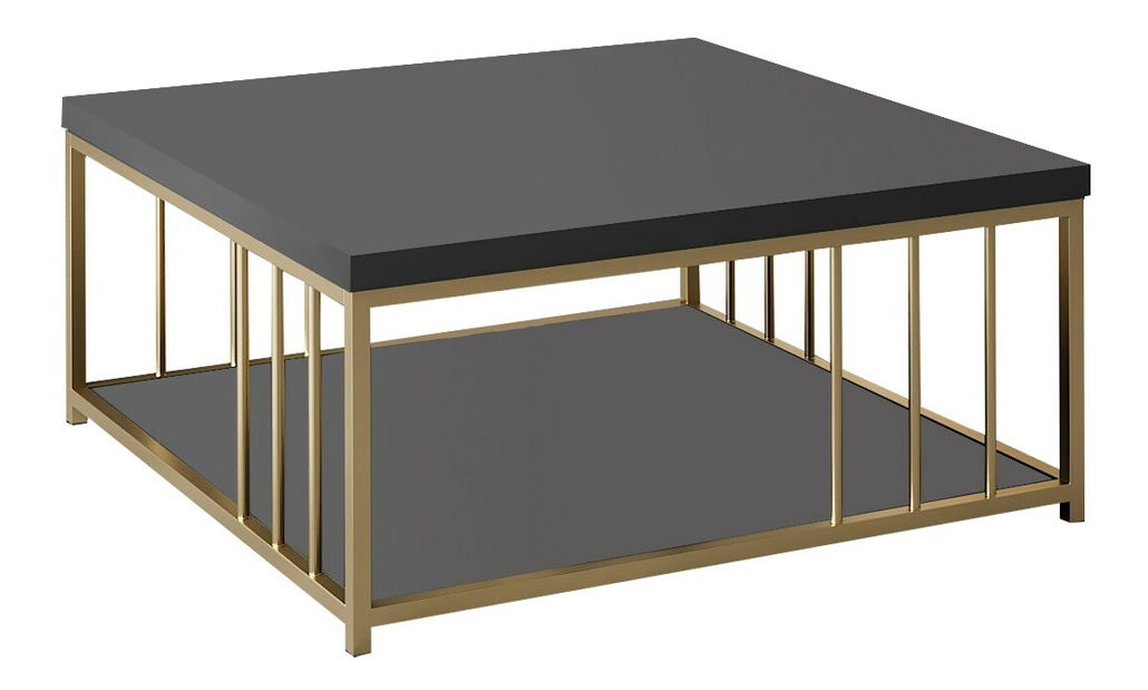 Konferenční stolek Zen (Antracit + Zlatá)