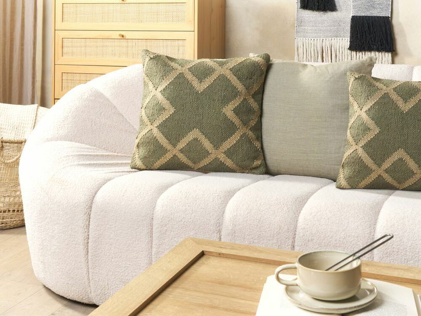 Sada 2 ozdobných polštářů 45 x 45 cm Gopa (zelená) *výprodej