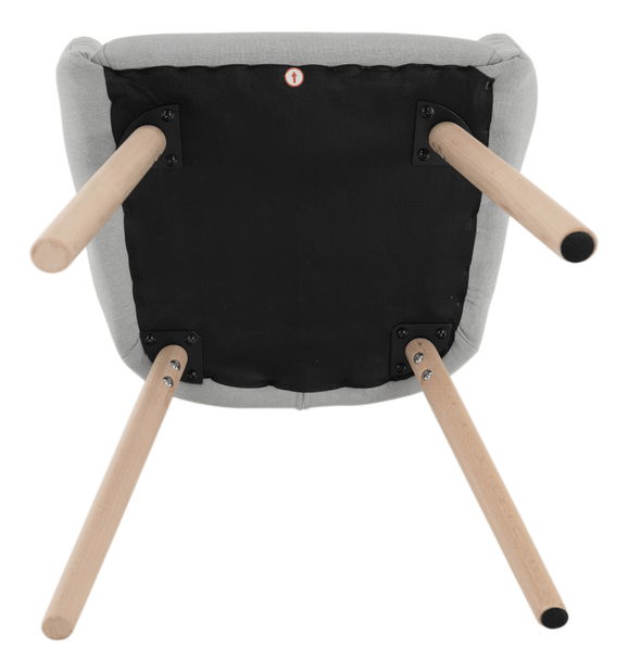 Křeslo Elkino (šedá)