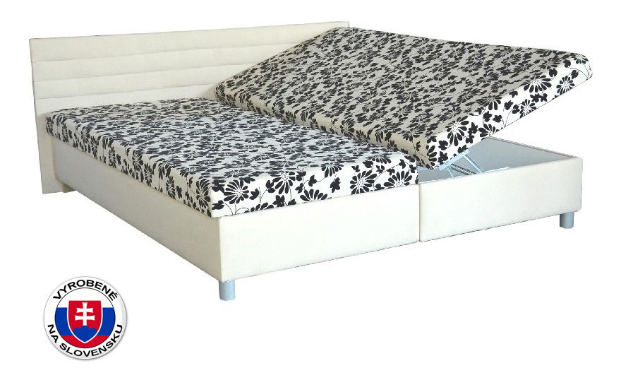 Manželská postel 180 cm Emil (se 7-zónovou matrací lux)