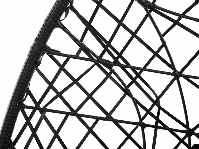 Závěsné křeslo se stojanem ALTAI (kov) (černá)