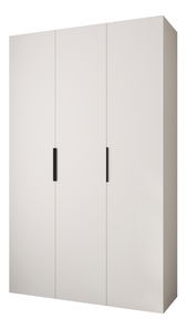 Šatní skříň 150 cm Carmela 50-4 (bílá + černá)