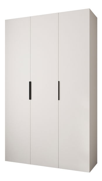 Šatní skříň 150 cm Carmela 50-4 (bílá + černá)