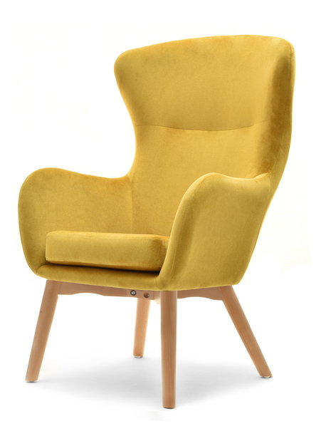 Křeslo Léto (žlutá + černá)