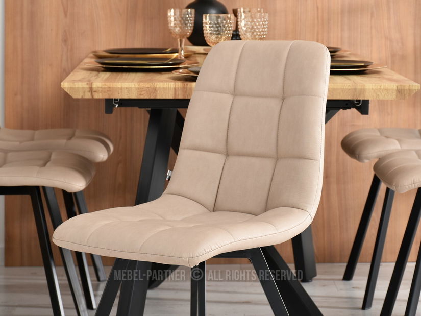 Židle Luigo (béžová + černá)