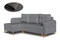 Rohová sedací souprava Abyss (šedá) (L)