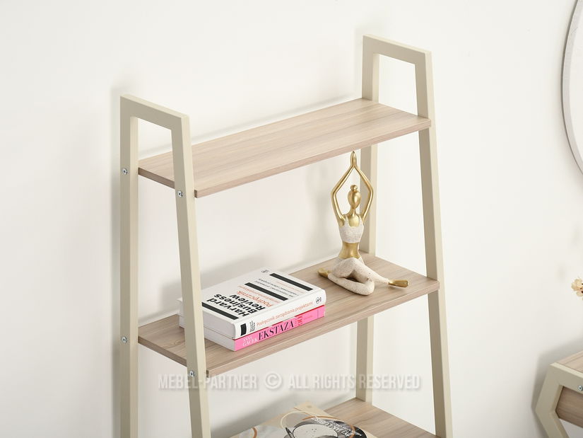 Regál Jeans (popelaváo béžová + krémová)