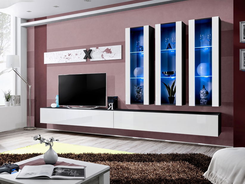 Obývací stěna Albourne 25 ZW AI E3 (s osvětlením)