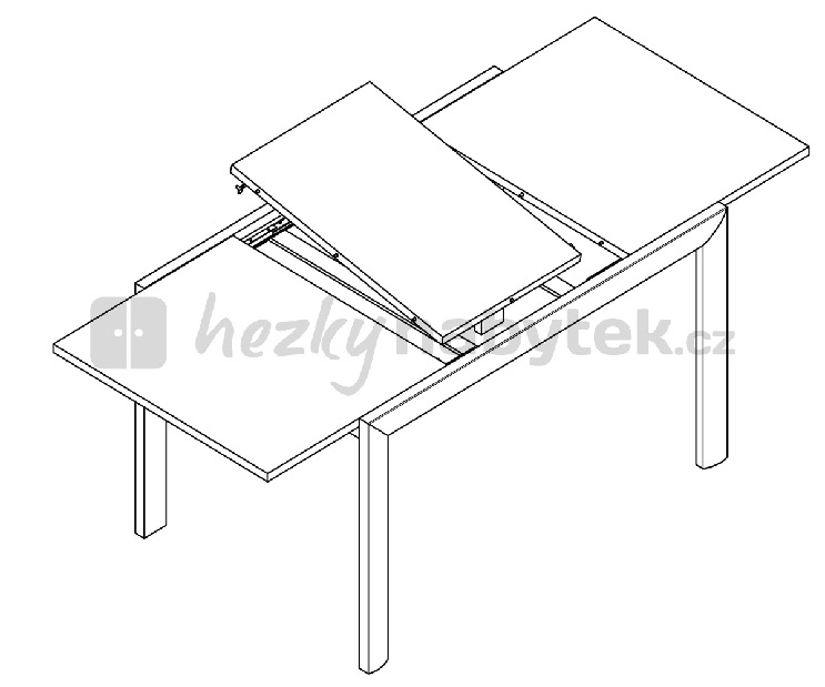 Jídelní stůl BRW Koen STO/130 (pro 4 až 8 osob)