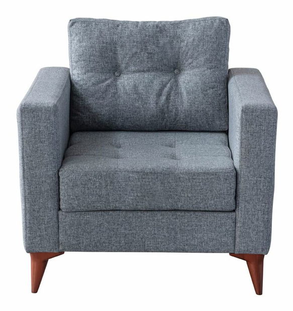 Křeslo Kraty (šedá)