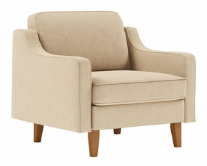 Křeslo Dělají 1 (cihlová + ořech)