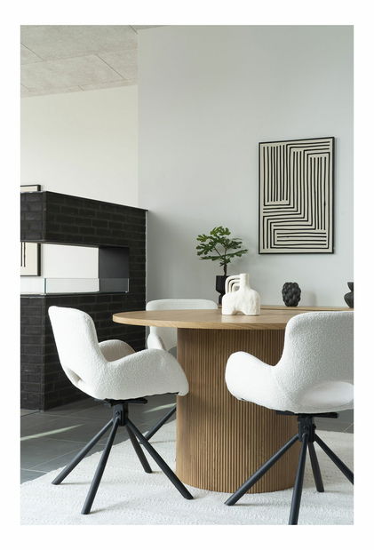 Jídelní židle Aiaravia ( šedobílá)