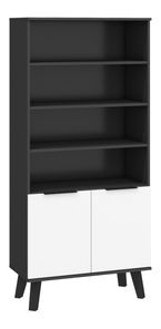 Regál Shela SVN-08 (černý + bílý lesk)