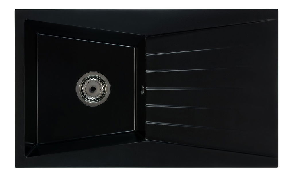 Kuchyňský dřez Ragod (černá) (bez otvoru pro baterii) (P)