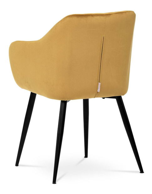 Jídelní židle Prevalecio (žlutá)