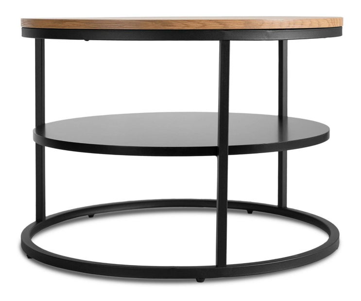 Konferenční stolek Blanquendo (dub + černá)