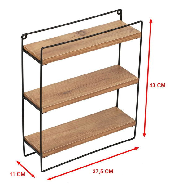 Příruční stolek Lasobe (dub + černá)