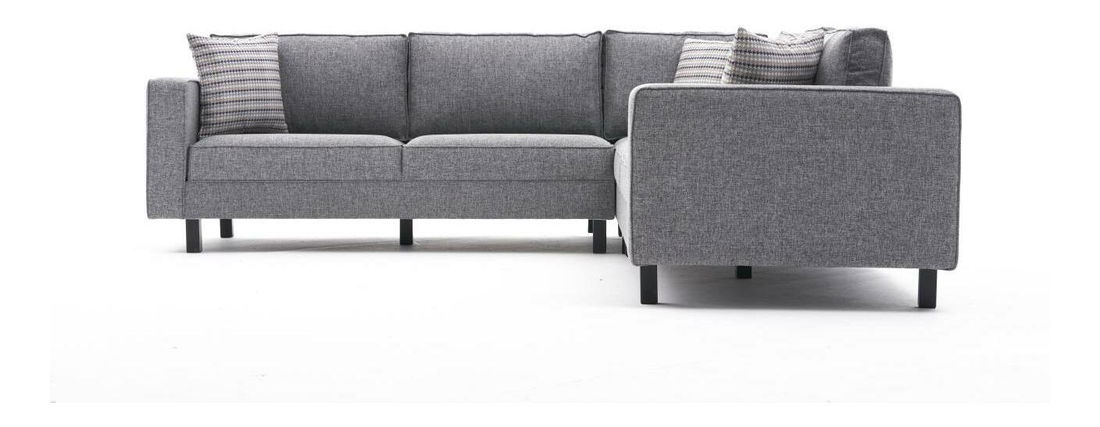 Rohová sedačka Kalen 2 (šedá + černá)