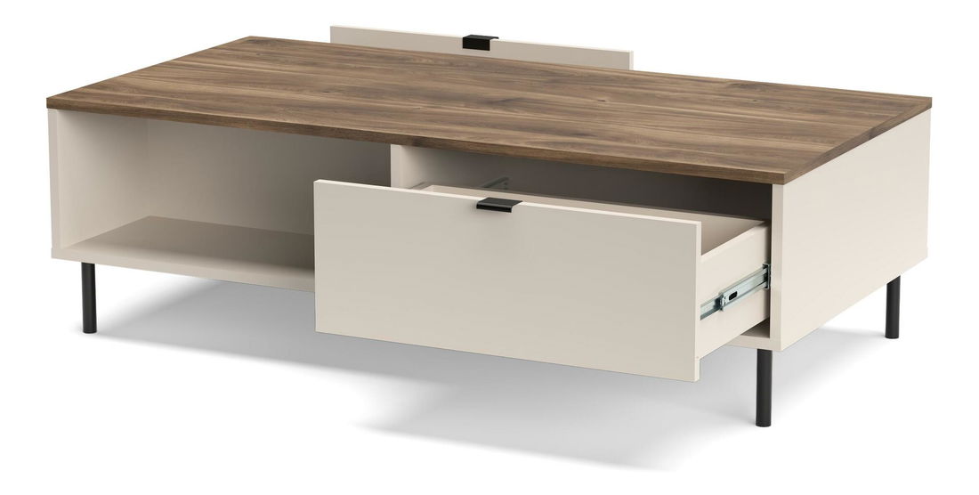 Konferenční stolek Eliminados (kašmír + dub castello)