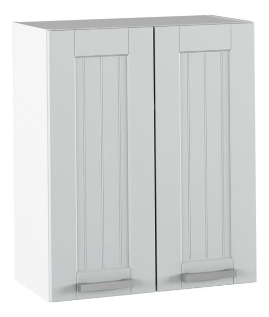 Horní kuchyňská skříňka Janne Typ 6 (světle šedá + bílá)