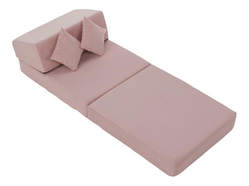 Rozkládací křeslo Plantearan (růžová)