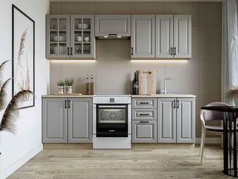 Kuchyně 240 cm Ellis (bílá + dub sonoma