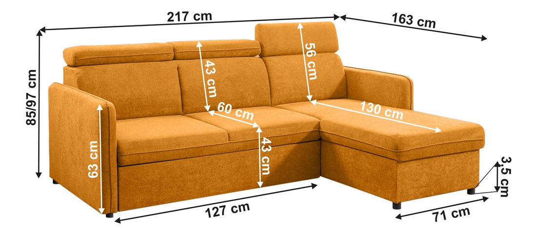 Rozkládací sedací souprava Atres (enjoy new 40) 