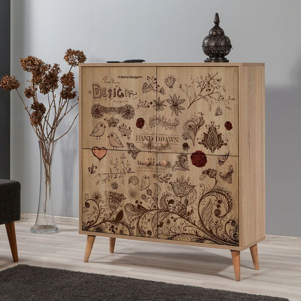 Skříňka Maluxe (Dub sonoma)